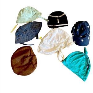 7 Gymboree Kickeepants Iplay Janie & Jack 0-3 Hats
